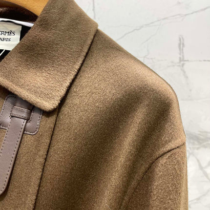HERMES 25S MID-LENGTH CASHMERE COAT 286