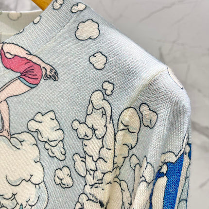 HERMES 25S LONG-SLEEVE KNIT SWEATER 263