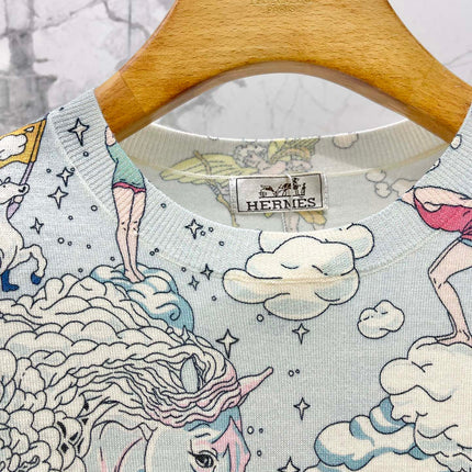 HERMES 25S LONG-SLEEVE KNIT SWEATER 263