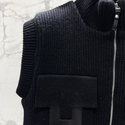 HERMES 25S SLEEVELESS KNIT VEST 230