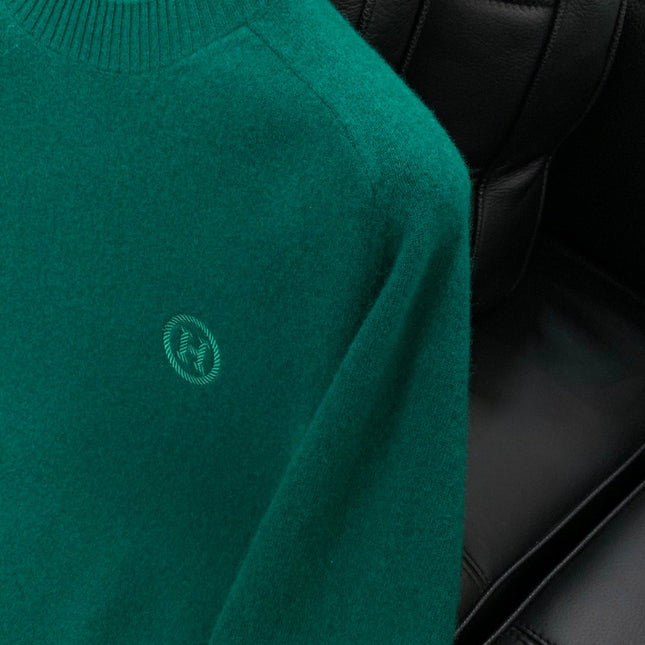 HERMES 25S LONG-SLEEVE KNITTED CREW NECK SWEATER 179