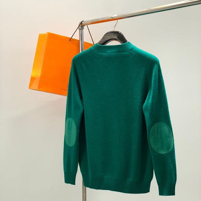 HERMES 25S LONG-SLEEVE KNITTED CREW NECK SWEATER 179