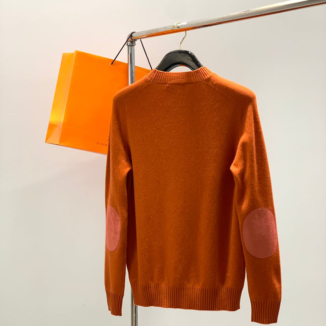 HERMES 25S LONG-SLEEVE KNITTED CREW NECK SWEATER 178