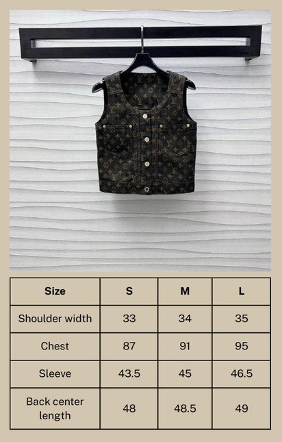 LV Monogram Denim Set