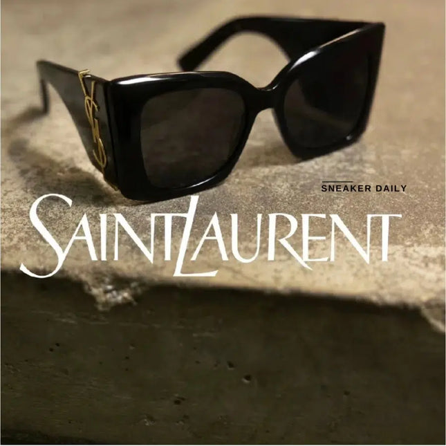 BUTTERFLY SUNGLASSES BLACK ACETATE