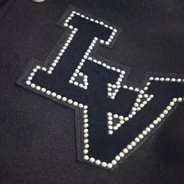 LV Signature Varsity Blouson Black White