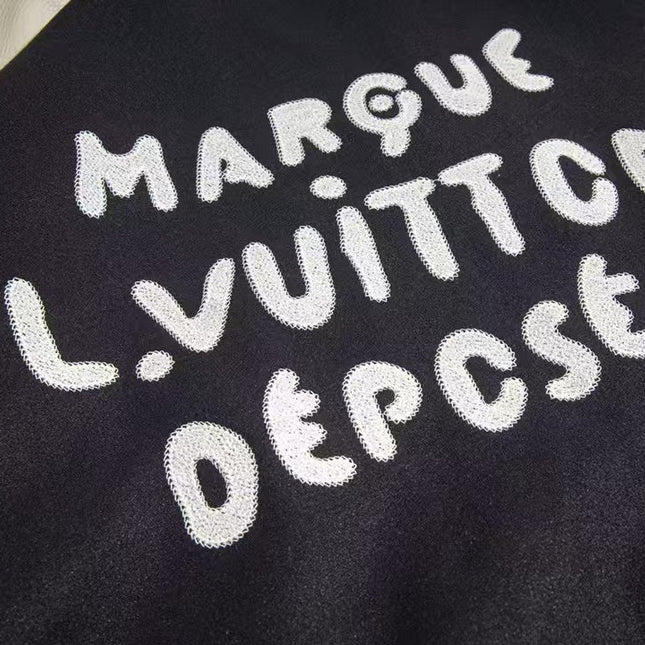 LV Signature Varsity Blouson Black White