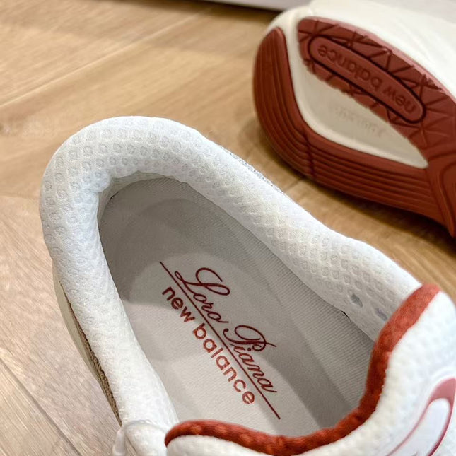 LP&NB CLASSIC BISCUIT SNEAKERS WHITE SUEDE