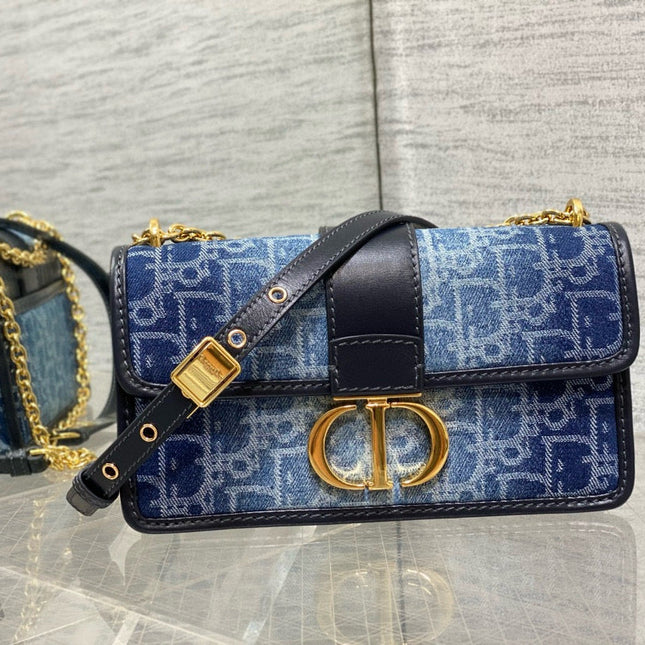 MONTAIGNE 21 BLUE JEAN EMBROIDERY