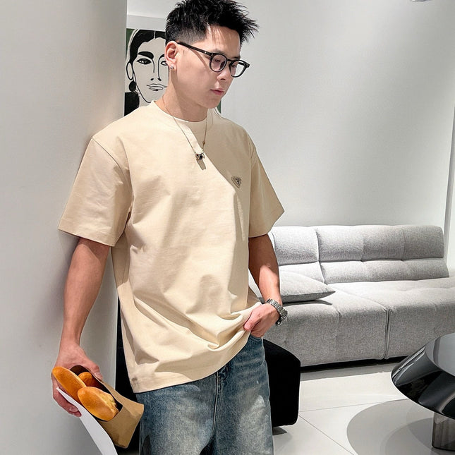 PRADA BEIGE COTTON T-SHIRT 569652