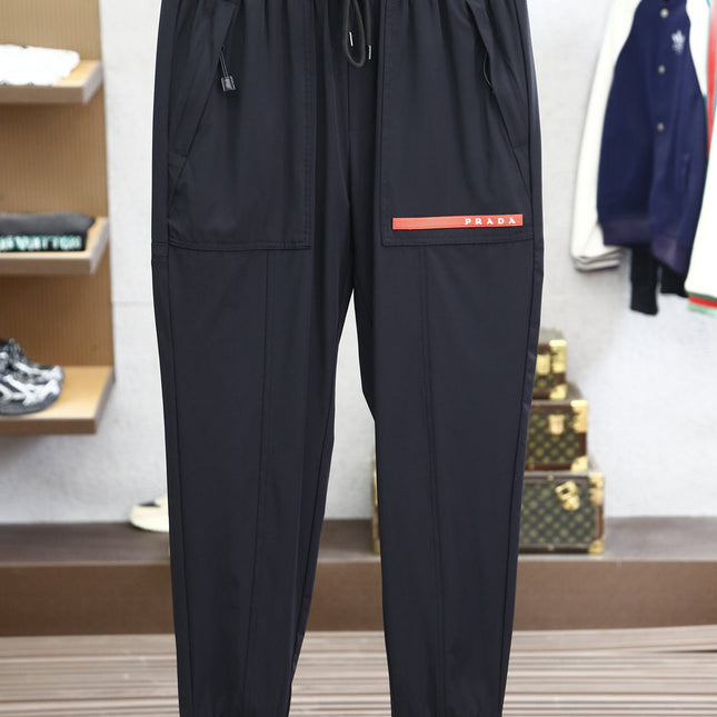 PRADA BLACK JOGGER PANTS 458721