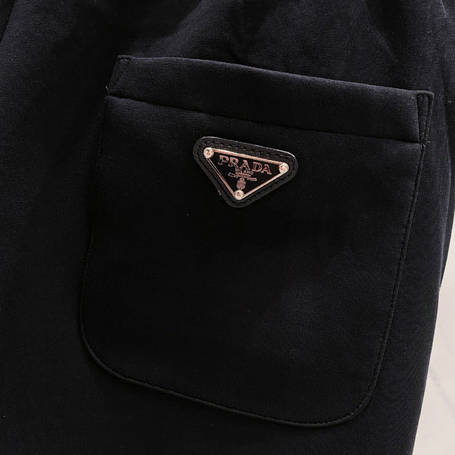 PRADA BLACK JOGGER PANTS 458721