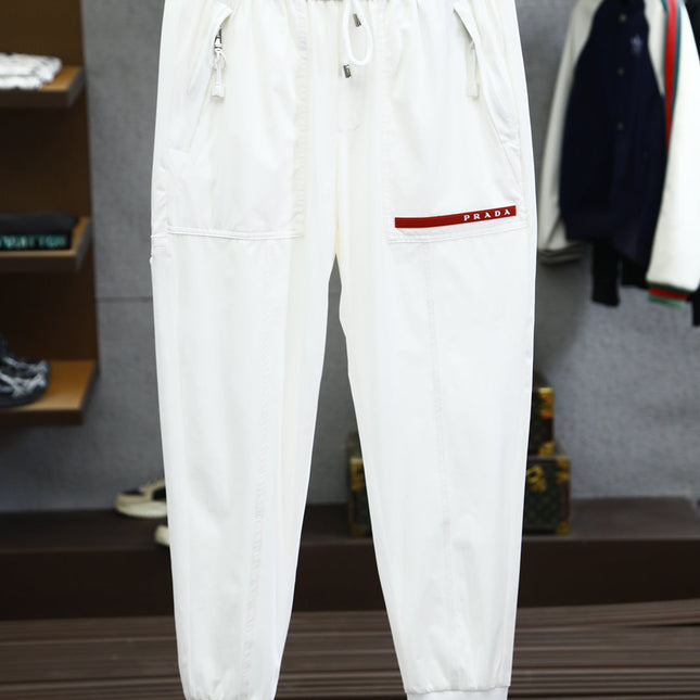 PRADA WHITE JOGGER PANTS 458745