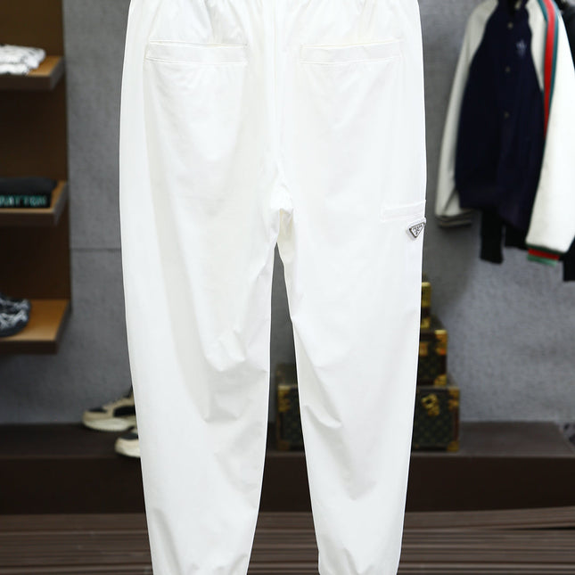 PRADA WHITE JOGGER PANTS 458745