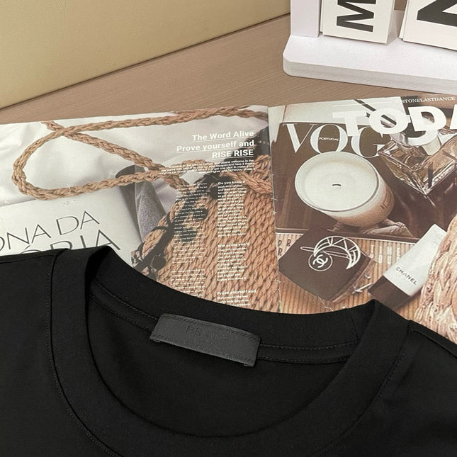 PRADA T-SHIRT BLACK COTTON 896357