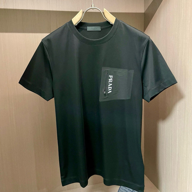 PRADA T-SHIRT BLACK COTTON 896357