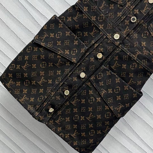 LV Monogram Denim Set