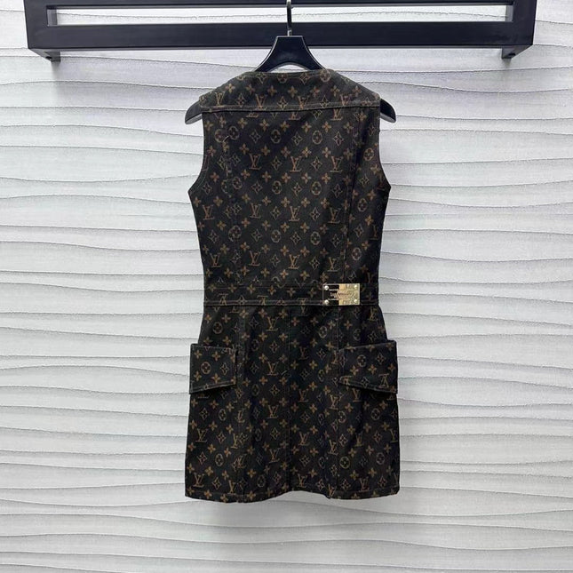 LV Monogram Denim Set