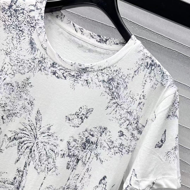 CD T-Shirt White Cotton Style 1