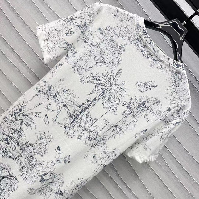 CD T-Shirt White Cotton Style 1