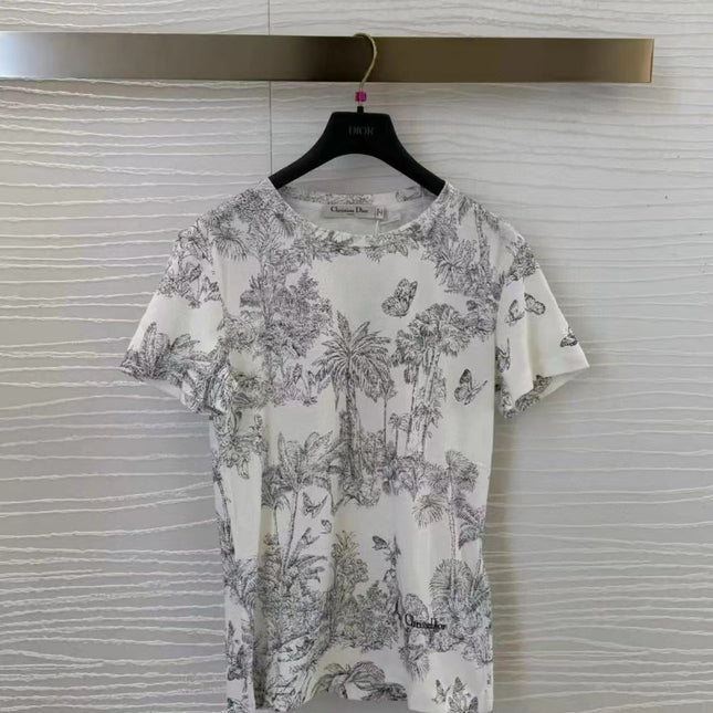 CD T-Shirt White Cotton Style 1