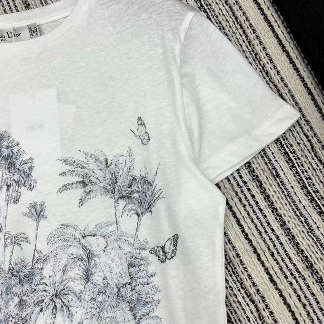 CD T-Shirt White Cotton Style 2