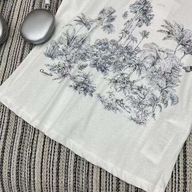 CD T-Shirt White Cotton Style 2