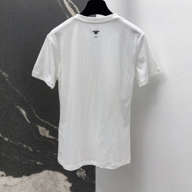 CD T-Shirt White Cotton Style 3