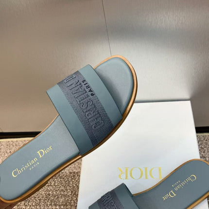 CD D-WAY SLIDES IN BLUE CANVAS