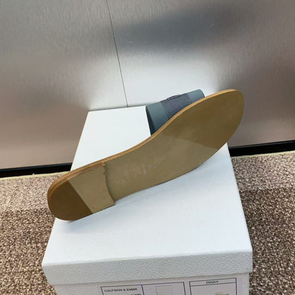 CD D-WAY SLIDES IN BLUE CANVAS