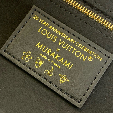 NEVERFULLxTM MM TOTE BAG 32 IN BLACK MONOGRAM CALFSKIN