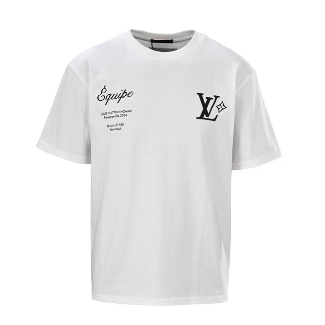 LV Lovers T-Shirt White Cotton