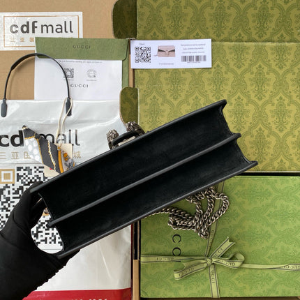 GG DIONYSUS SHOULDER BAG IN BEIGE CANVAS SILVER HARDWARE