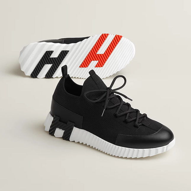 JUMPING SNEAKERS WHITE MESH AND H DETAIL SOLE