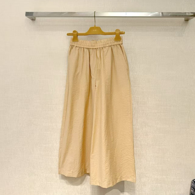 LOEWE SET IN BEIGE COTTON WITH EMBROIDERED LOGO