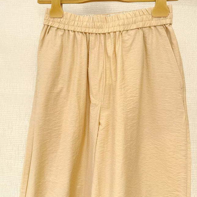 LOEWE SET IN BEIGE COTTON WITH EMBROIDERED LOGO