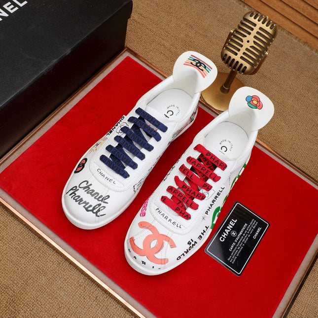 CC COCO SNEAKERS IN COLORFUL CALFSKIN