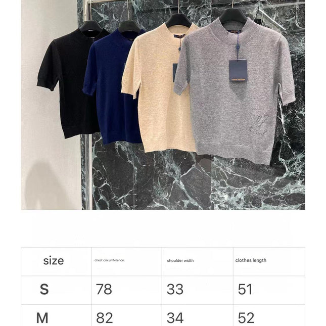 LV READY-TO-WEAR T-SHIRT IN COTTON KNIT