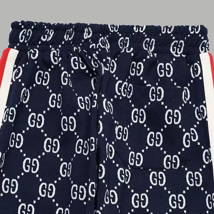 GUCCI KNITTED PANTS IN NAVY BLUE