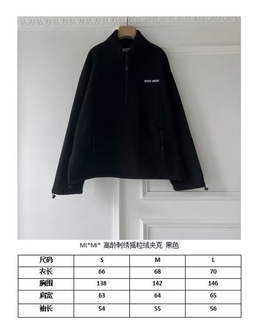 MIUMIU JACKET IN BLACK WOOL