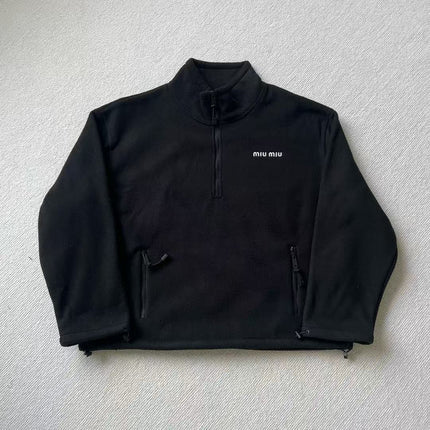 MIUMIU JACKET IN BLACK WOOL