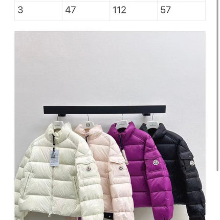 MONCLER PUFFER JACKET IN LIGHT PINK