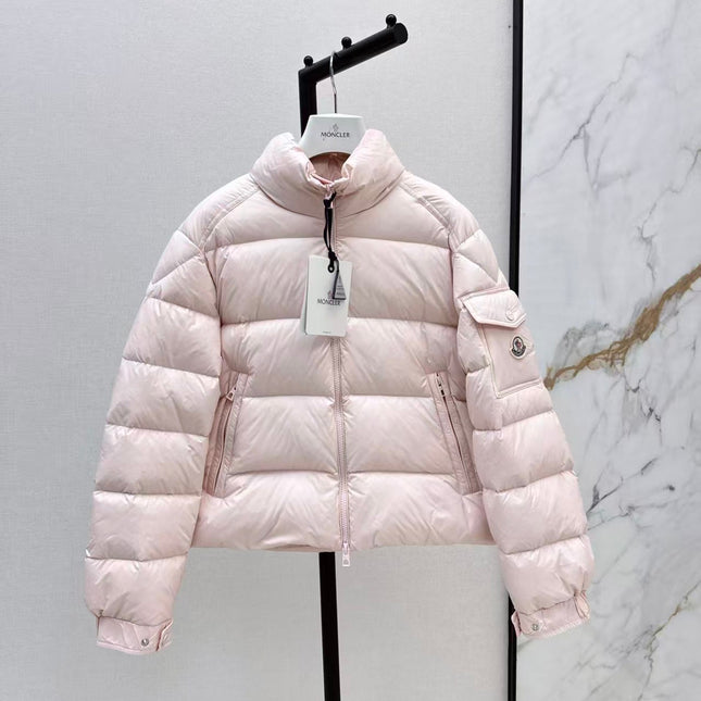 MONCLER PUFFER JACKET IN LIGHT PINK