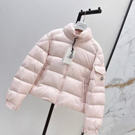 MONCLER PUFFER JACKET IN LIGHT PINK