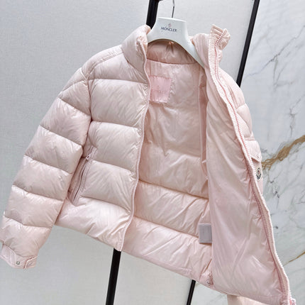 MONCLER PUFFER JACKET IN LIGHT PINK