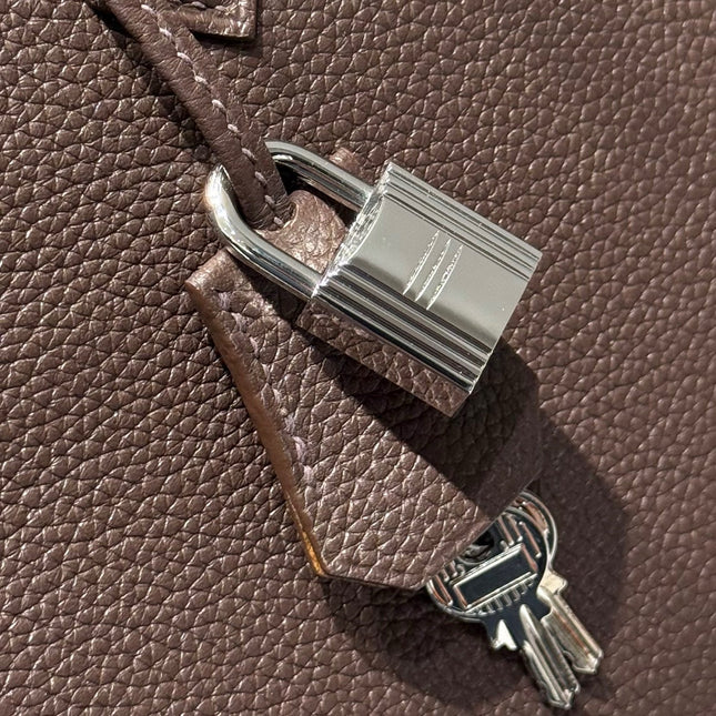 HM BIRKIN 35CM IN CHOCOLATE BROWN TOGO LEATHER SILVER-TONE HARDWARE