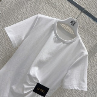 Loewe 2025 Draped T-Shirt Cotton