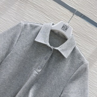 Loewe 2025 Draped Polo Shirt Cotton