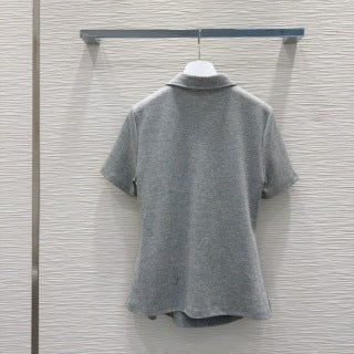 Loewe 2025 Draped Polo Shirt Cotton