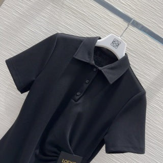 Loewe 2025 Draped Polo Shirt Cotton
